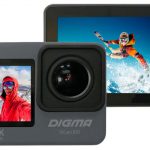 Экшн-камера Digma DiCam 870 серый, WifFi, 4K 2