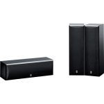 Центральная и тыловые колонки Yamaha NS-P125, черный лак 1